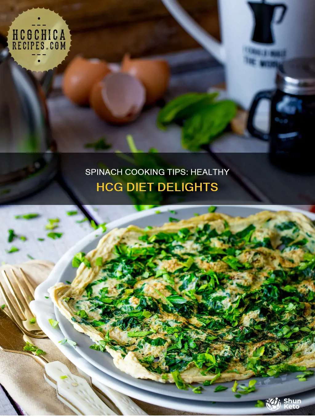 how to cook spinach on hcg diet