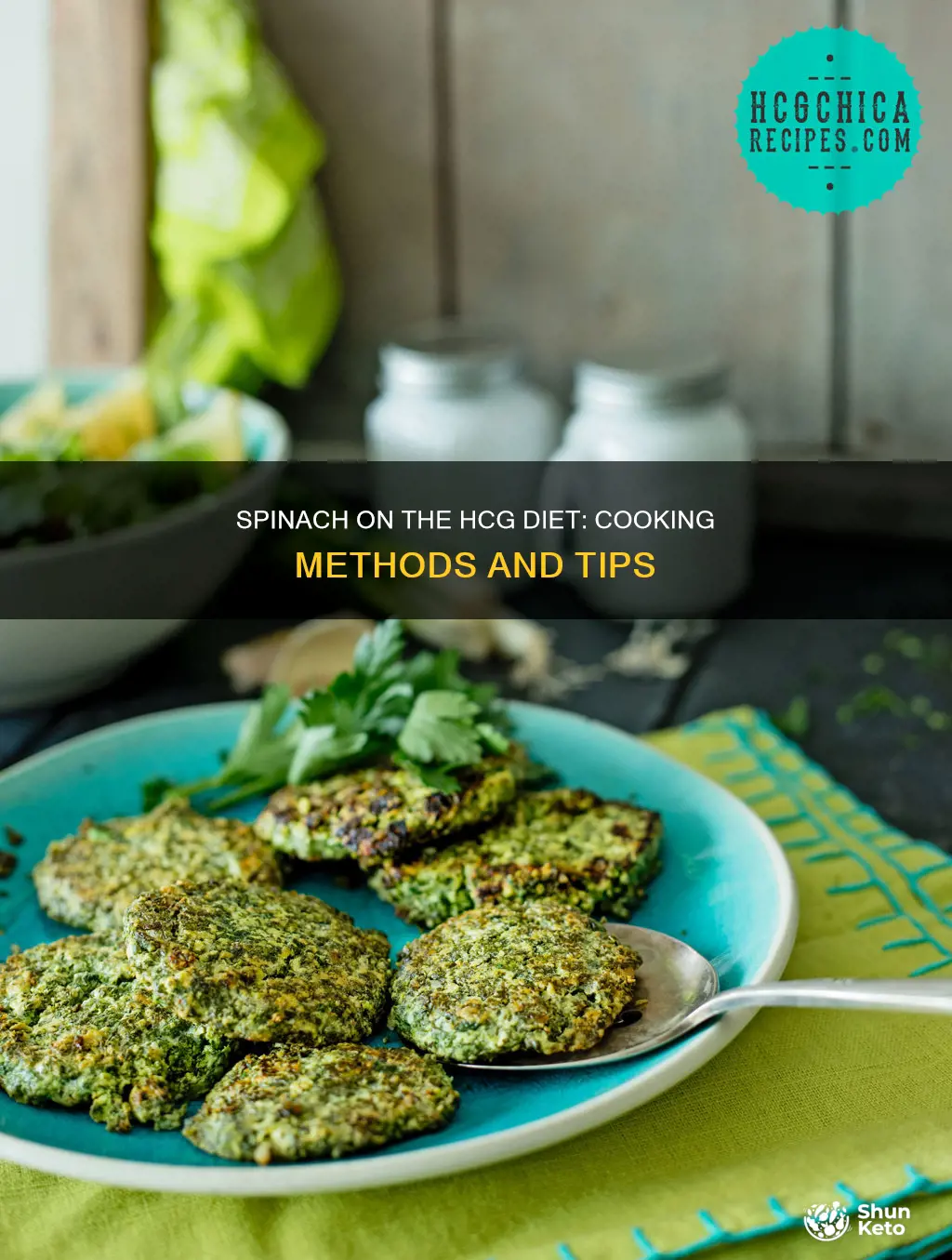 how to cook spinach on hcg diet