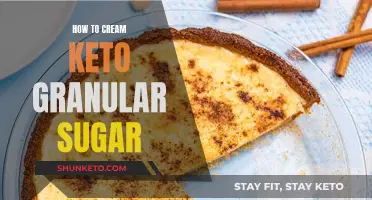 Keto Granular Sugar: Creaming the Perfect Sweetener