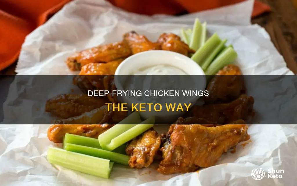 how to deep fry chicken wings keto