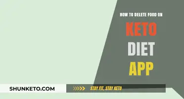 Keto Diet App: Easy Steps to Delete Food Entries