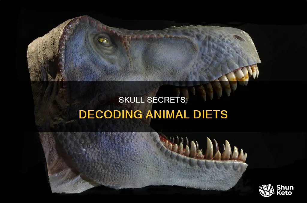 how to determine animal diet based on skull