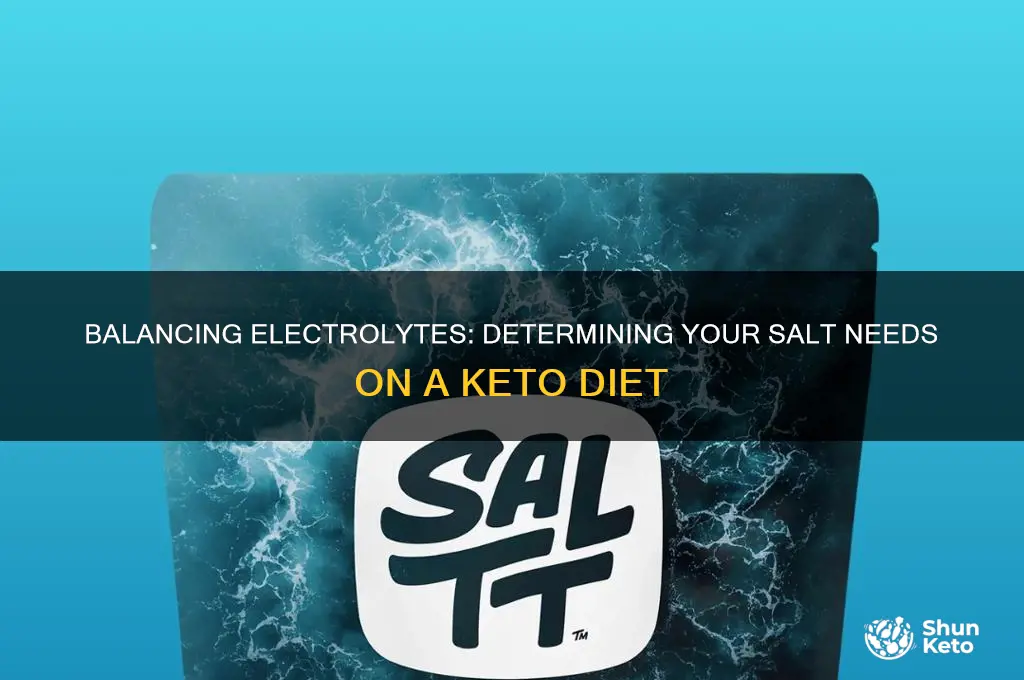 how to determine salt needs on keto diet
