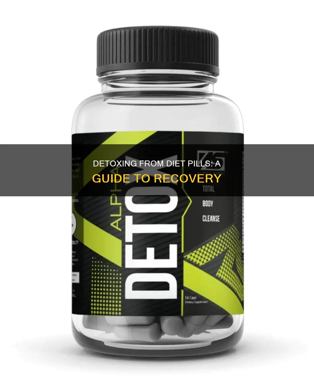 how to detox from diet pills