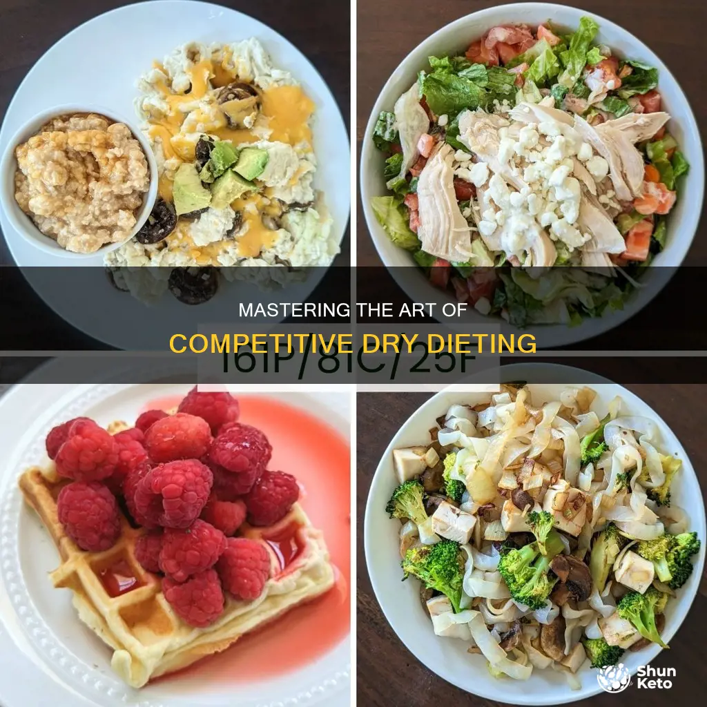 how to diet like competing dry look