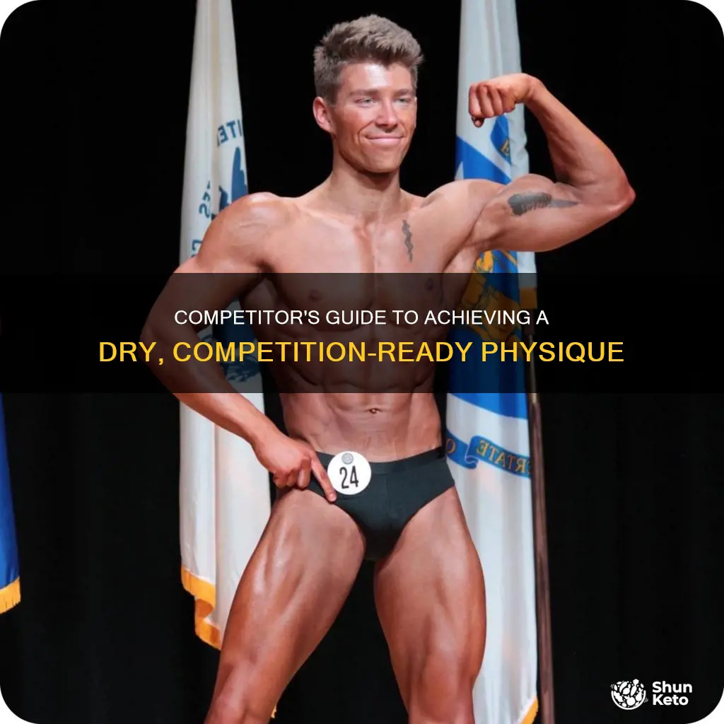 how to diet like competing dry look
