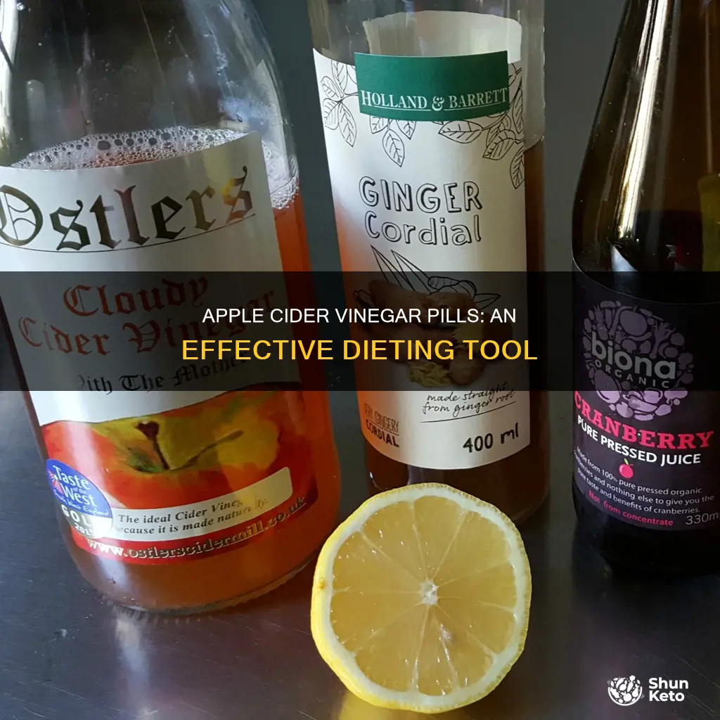 how to diet with apple cider vinegar pills