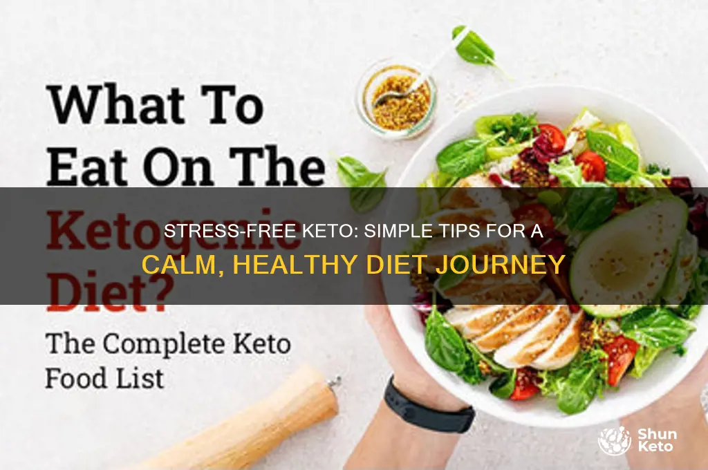 how to do keto diet without getting stressed out