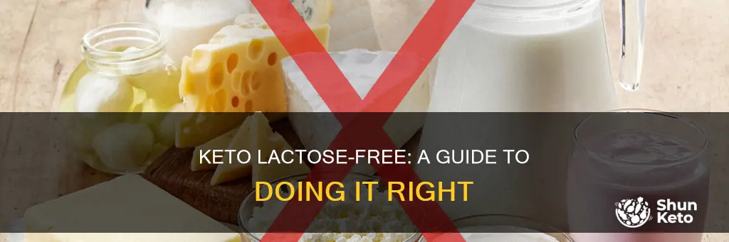 how to do keto lactose free