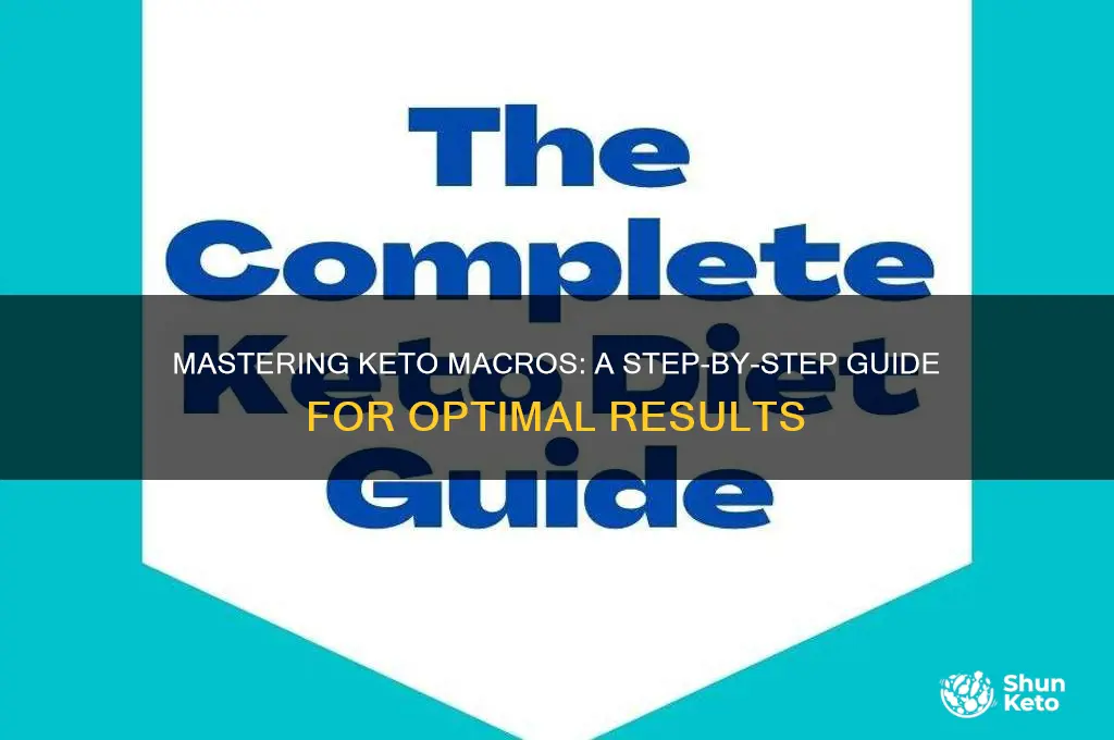 how to do macros for keto diet