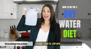 Water Diet: 3-Day Fasting for Weight Loss