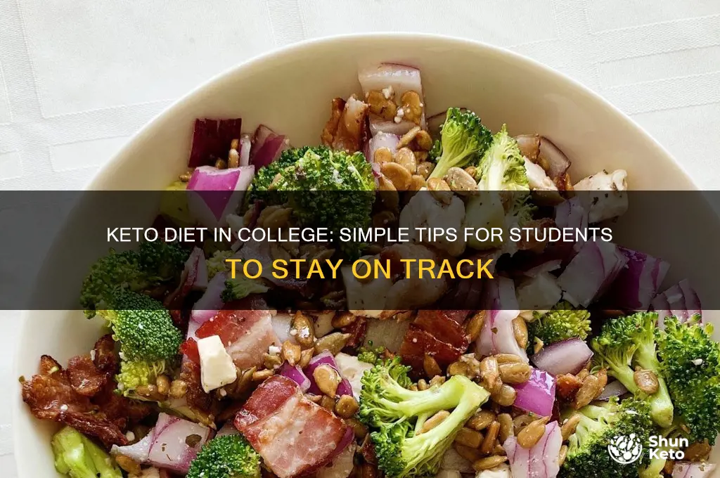 how to do the keto diet in colleg