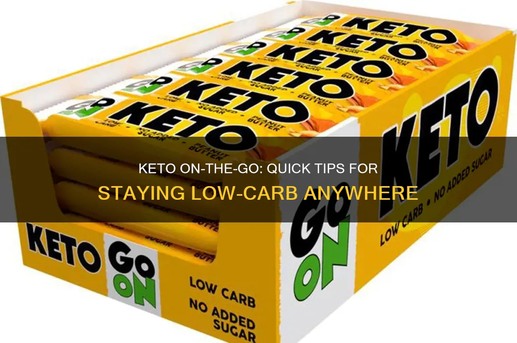 how to do the keto diet when on the go
