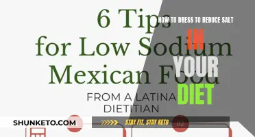 Dressing for Health: Reducing Salt Intake with Style