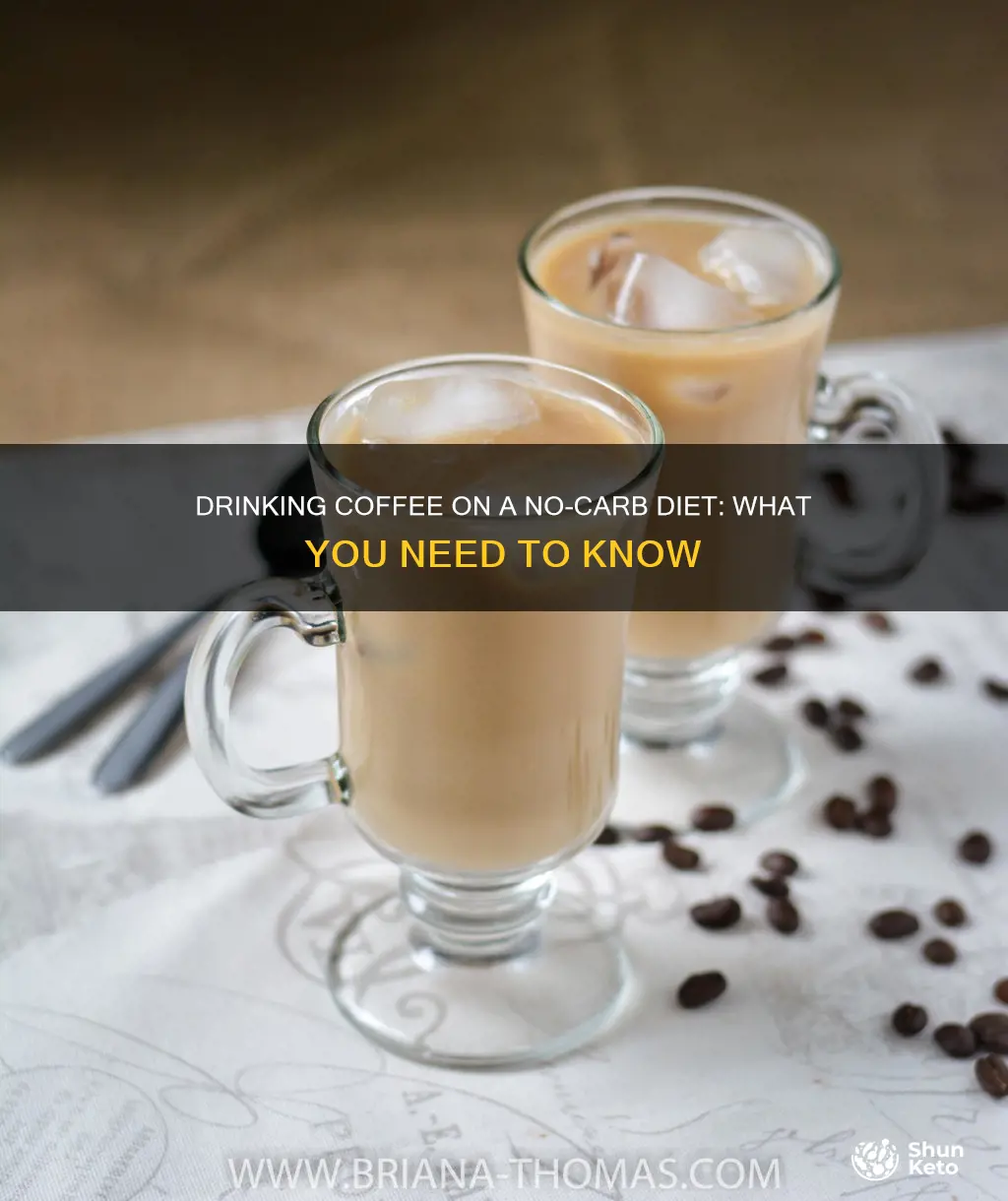 how to drink coffee on a no carb diet