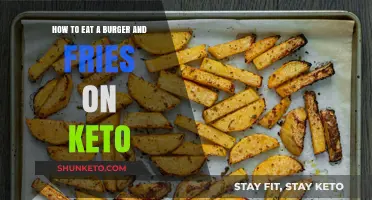Keto-Friendly Burger and Fries: Enjoying Your Favorites Low-Carb Style