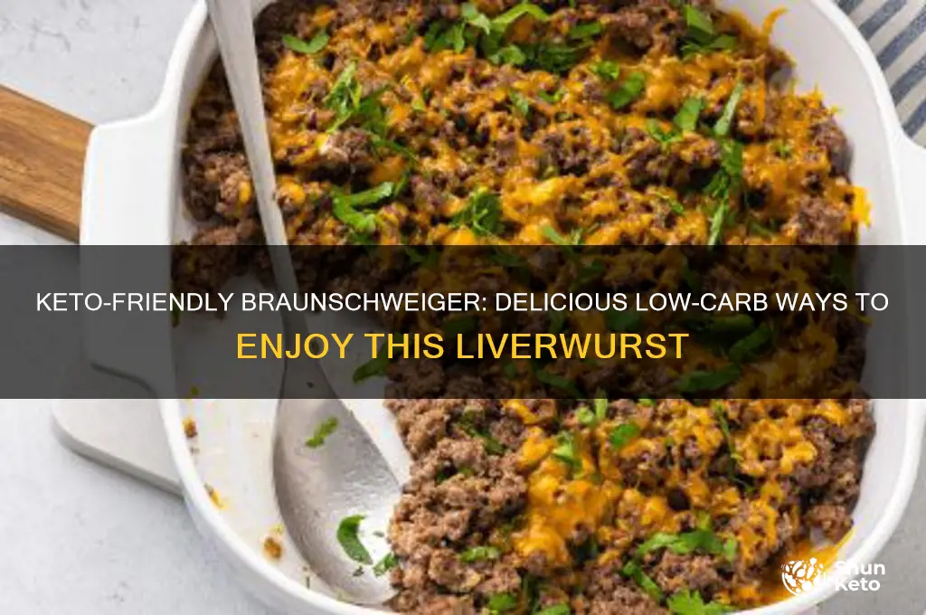 how to eat braunschweiger keto