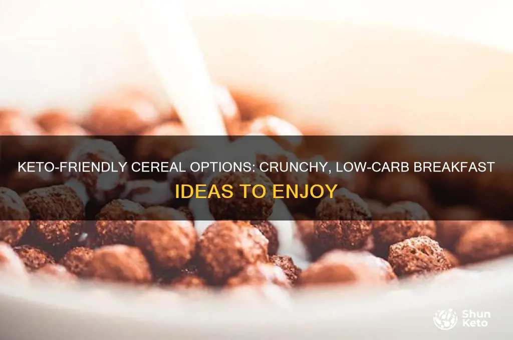 how to eat cereal on keto