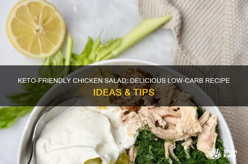 how to eat chicken salad on keto