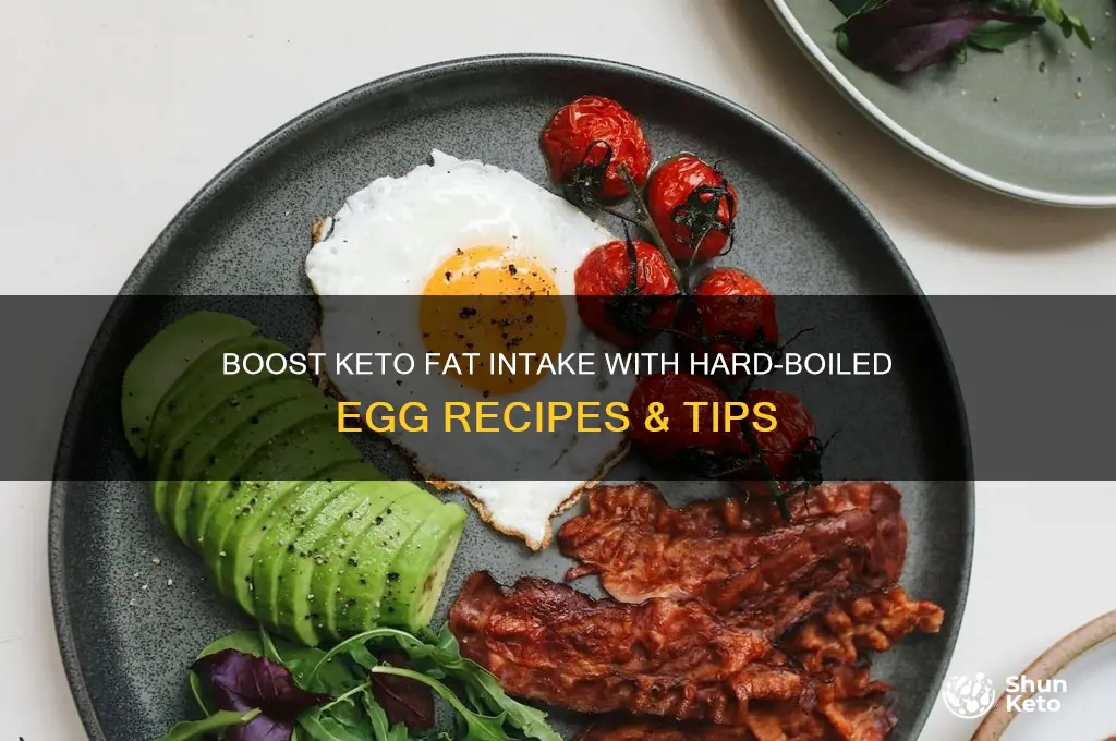 how to eat fat on keto with hard boiled eggs