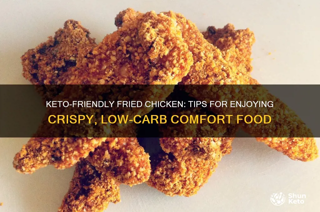how to eat fried chicken on keto