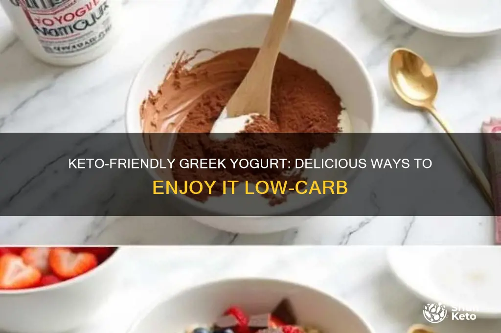 how to eat greek yogurt on keto