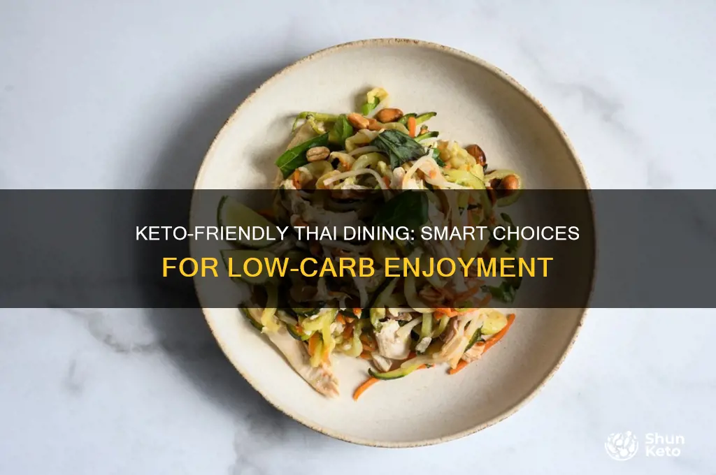 how to eat keto at a thai restaurant