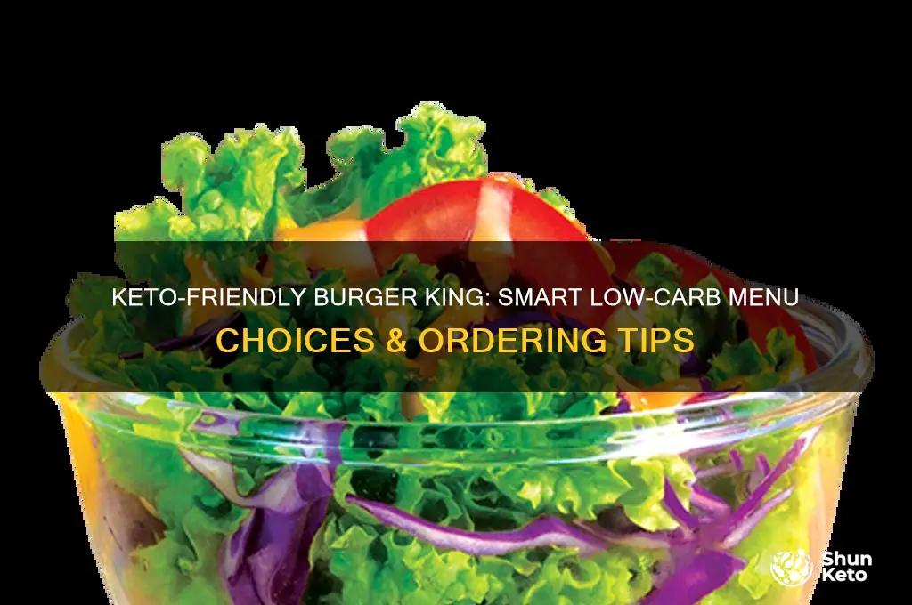 how to eat keto at burger king