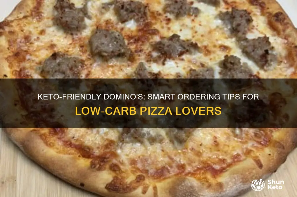 how to eat keto at dominos