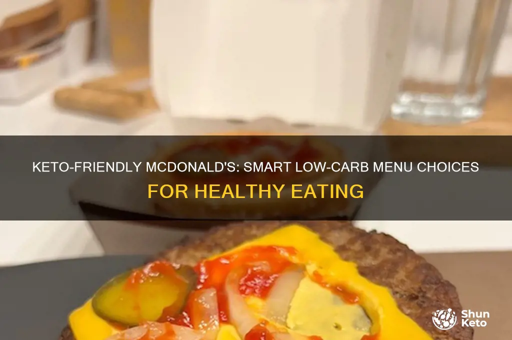 how to eat keto at mcdonalds