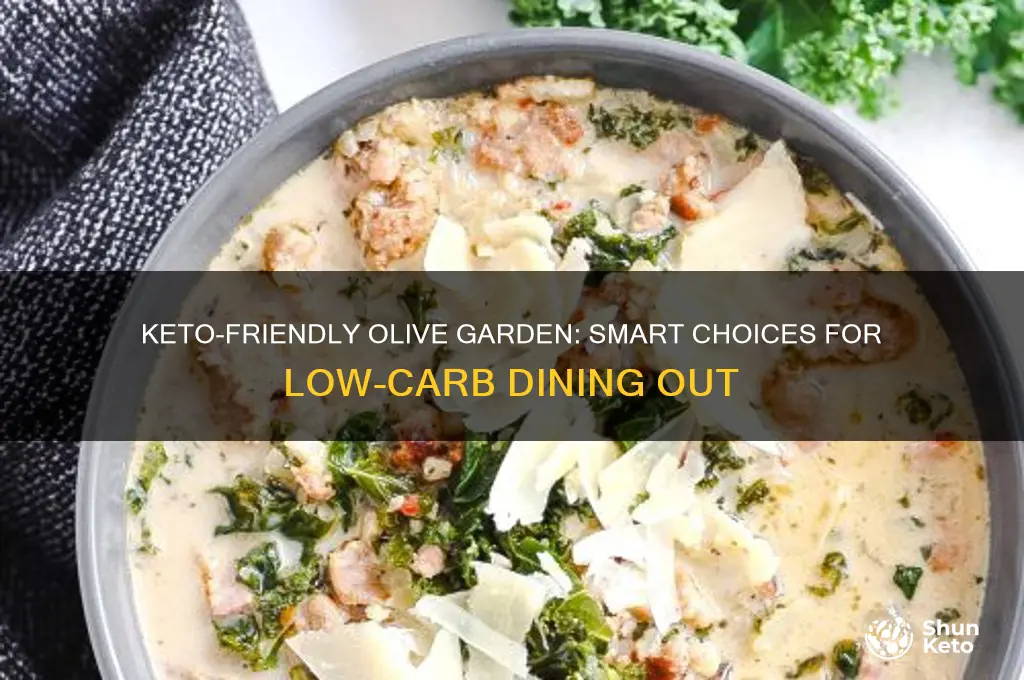 how to eat keto at olive garden