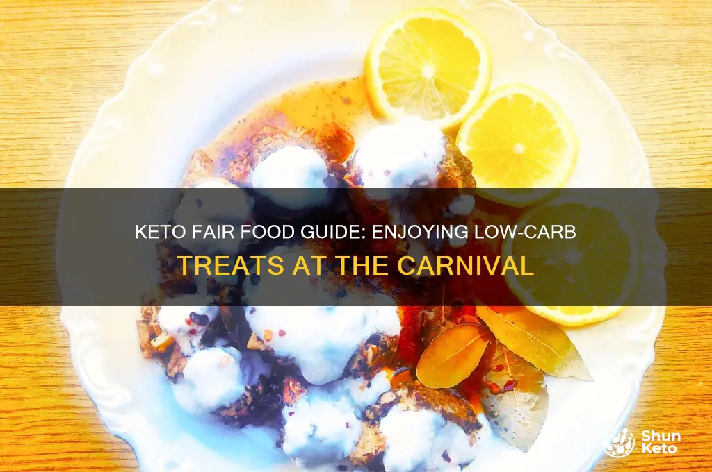 how to eat keto at the fair
