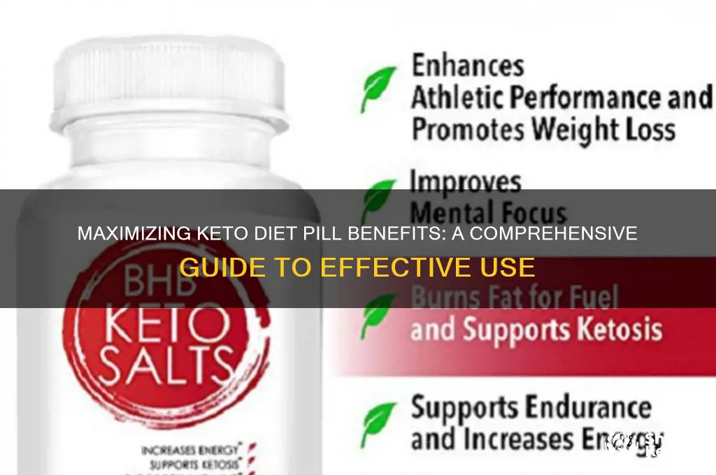 how to eat keto diet pills