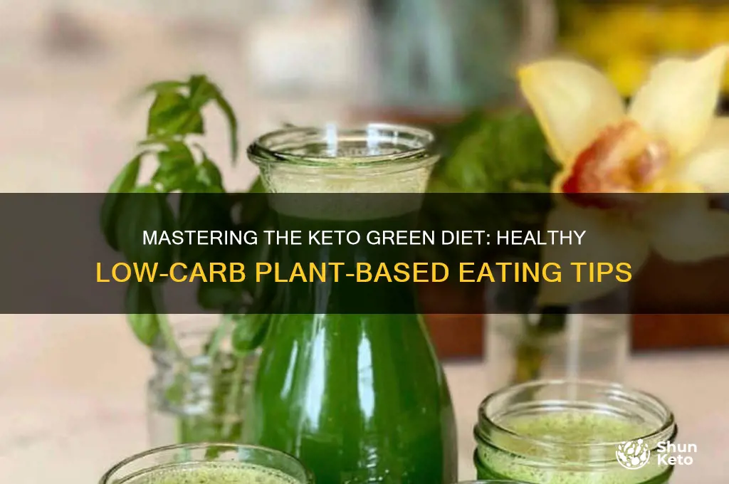 how to eat keto green diet