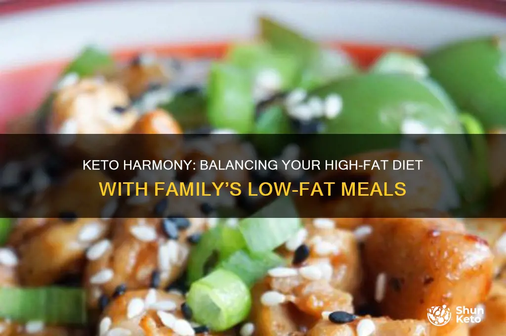 how to eat keto when family eats low fat