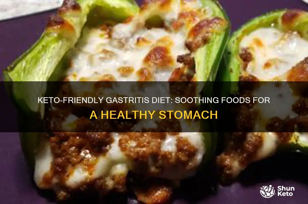 how to eat keto with gastritis