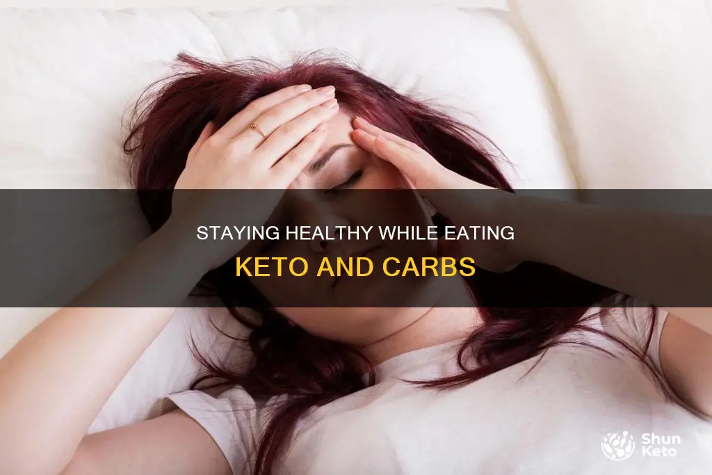 how to eat keto with getting sick when having carbs