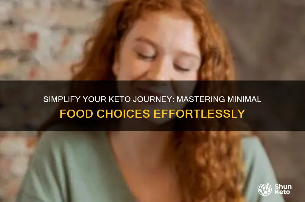 how to eat keto with very few foods