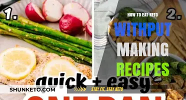 Simplify Keto Eating: No-Recipe Strategies for Quick, Low-Carb Meals