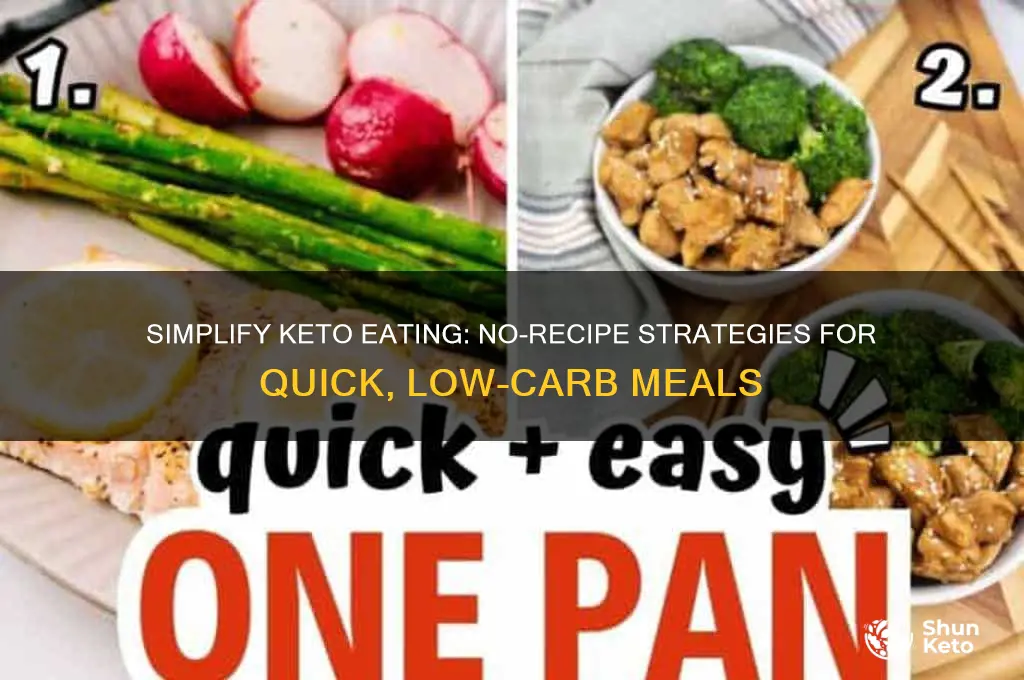 how to eat keto withput making recipes