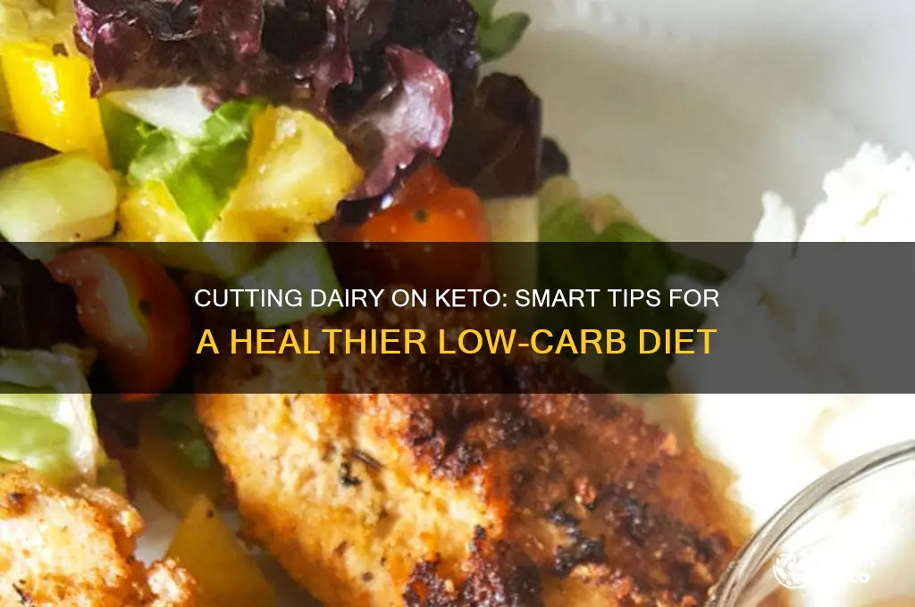 how to eat less dairy on keto