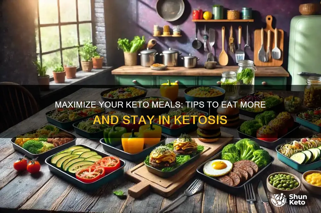 how to eat more on keto