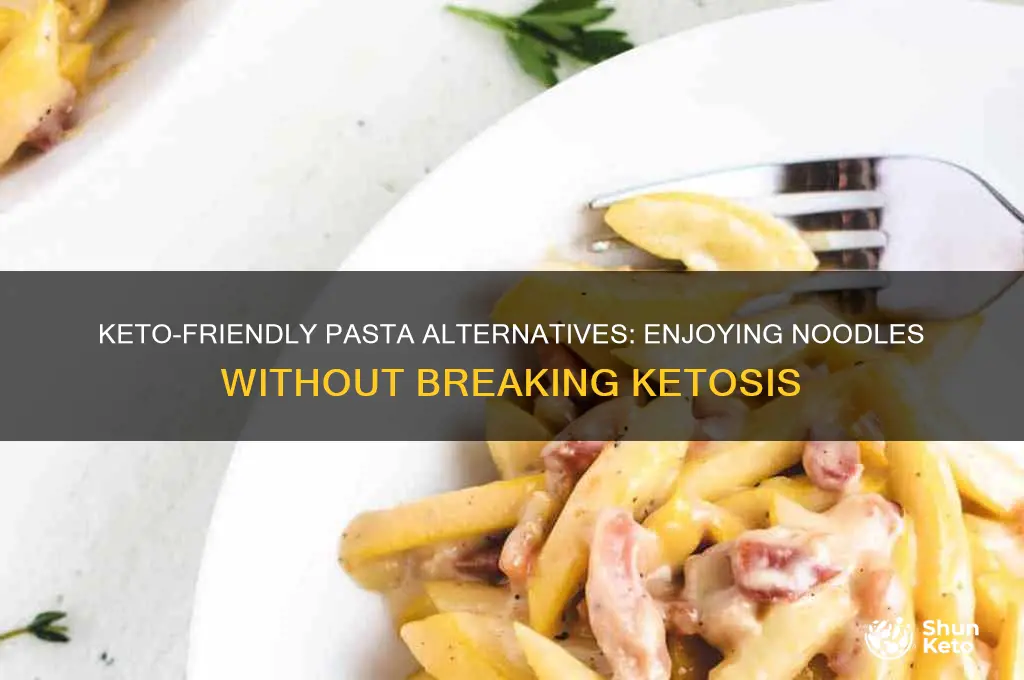 how to eat pasta on keto