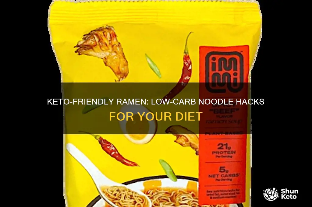 how to eat ramen on keto