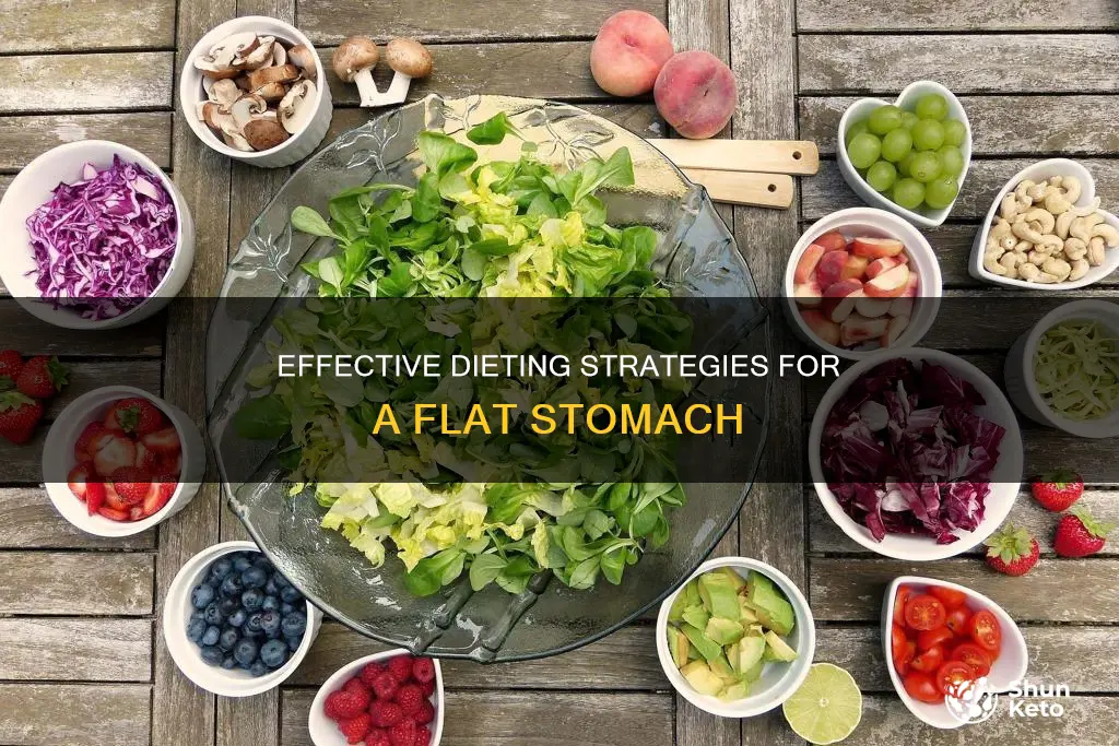 how to effectively diet for a flat stomach