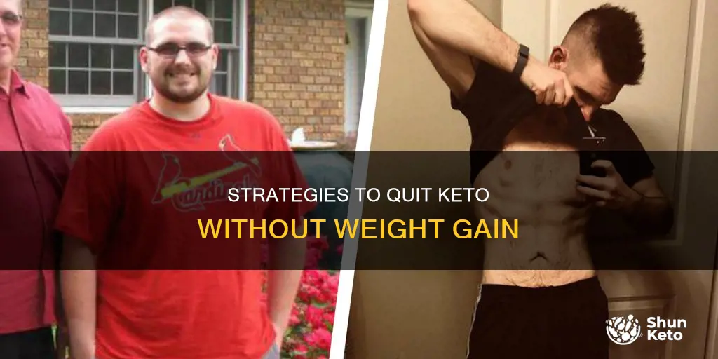 how to end keto without gaining weight