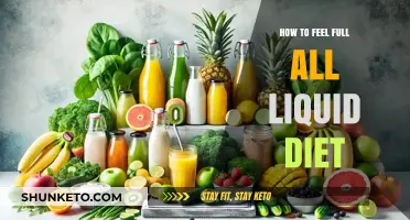 Liquid Diets: Feeling Full, Not Hungry