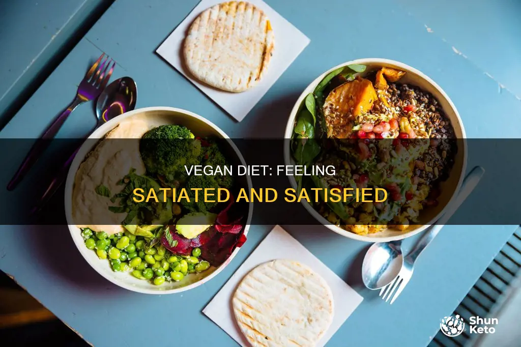 how to feel satiated on a vegan diet