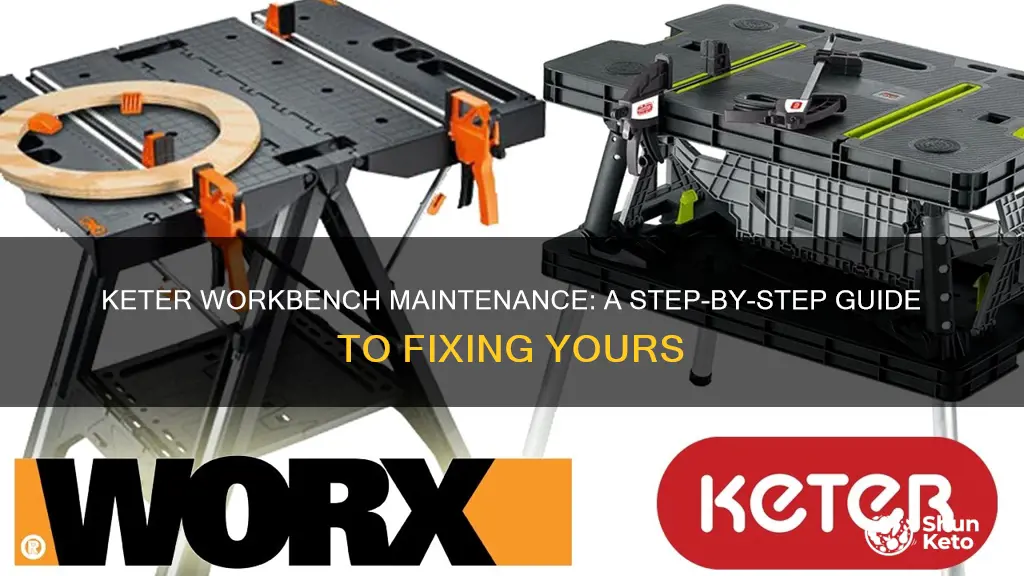 how to fix a keter work bench