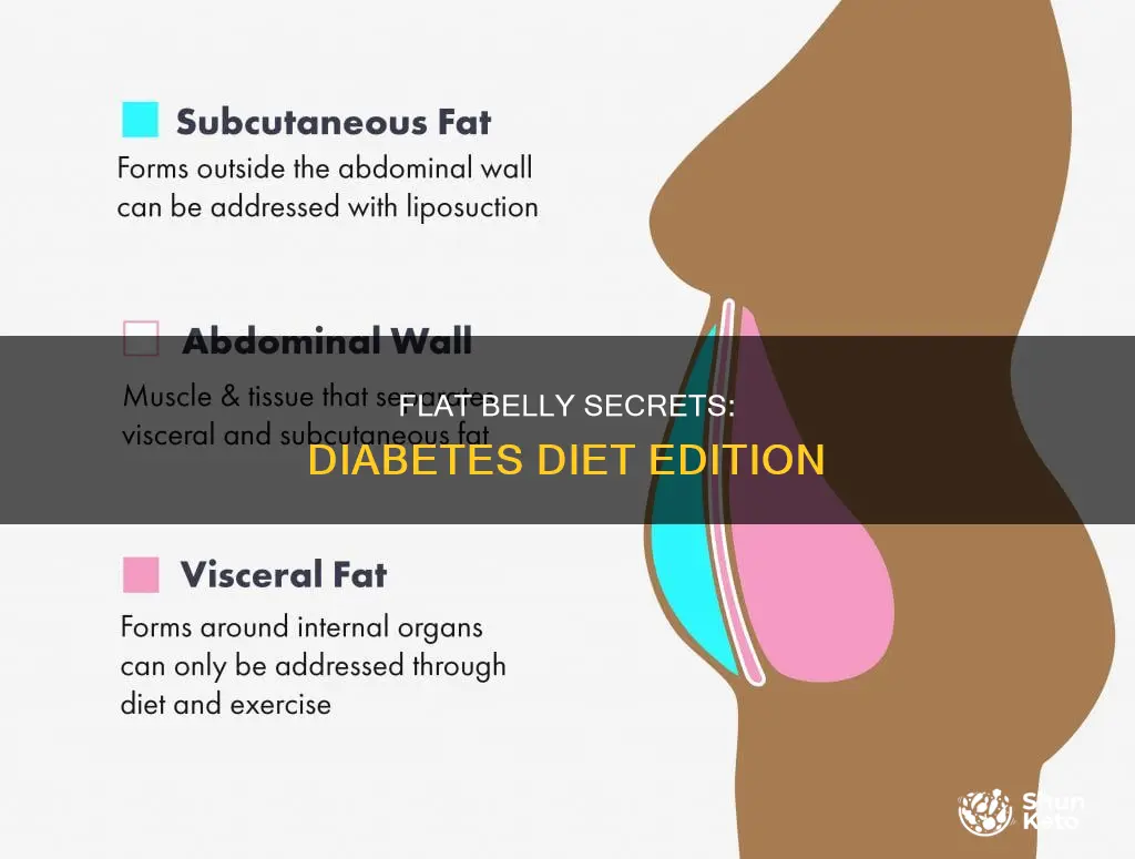 how to flat belly with diabetes diet